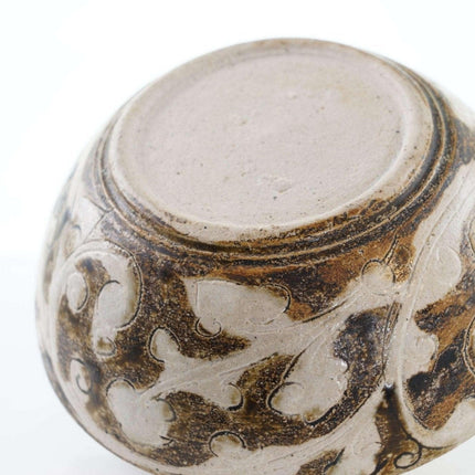 Large 15th/16th Century Thai Sawankhalok Kiln Condiment Jar with Lid - Estate Fresh Austin