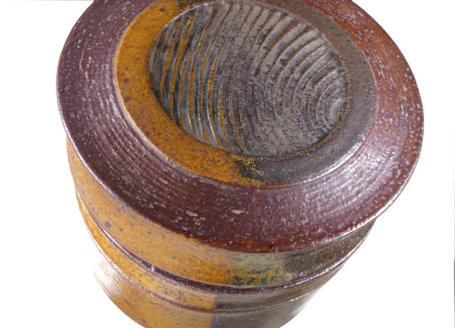 Large 1960's Victor Babu Pottery Jar - Estate Fresh Austin