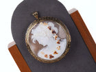 Large Antique 14k gold Shell Cameo - Estate Fresh Austin