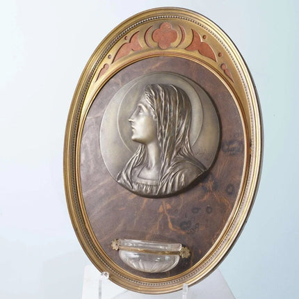 Large Antique French Holy water font Ruffony - Estate Fresh Austin