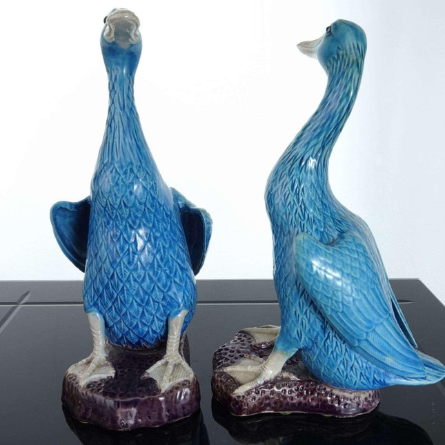 Large c1920 Chinese Republic Period Duck figures - Estate Fresh Austin