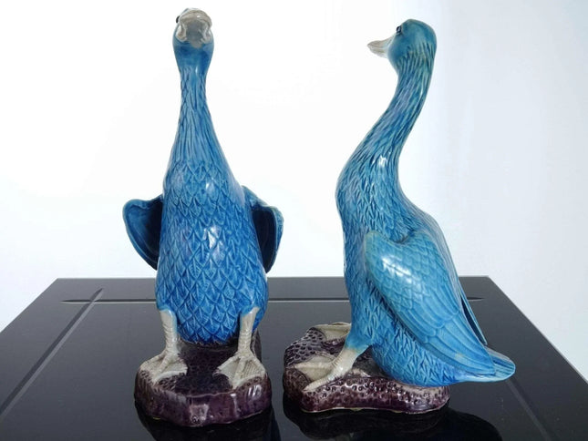 Large c1920 Chinese Republic Period Duck figures - Estate Fresh Austin