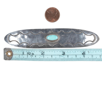 Large c1940's Navajo silver Hair piece - Estate Fresh Austin