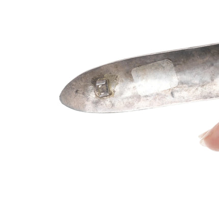 Large c1940's Navajo silver Hair piece - Estate Fresh Austin