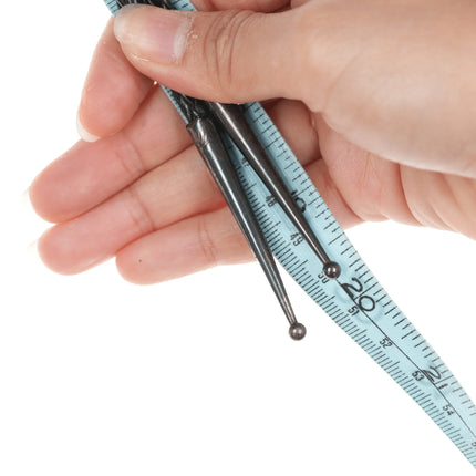 Large c1950's Native American silver and turquoise bolo tie - Estate Fresh Austin