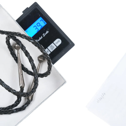 Large c1950's zuni thunderbird sterling channel inlay bolo tie - Estate Fresh Austin