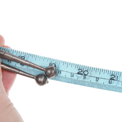 Large c1950's zuni thunderbird sterling channel inlay bolo tie - Estate Fresh Austin