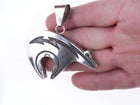 Large Calvin Peterson Navajo Sterling Bear pendant - Estate Fresh Austin