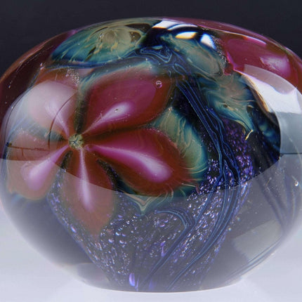 Large David Lotton Art Glass Paperweight - Estate Fresh Austin