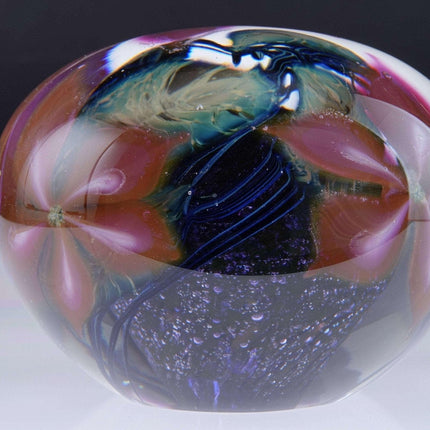 Large David Lotton Art Glass Paperweight - Estate Fresh Austin