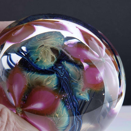 Large David Lotton Art Glass Paperweight - Estate Fresh Austin