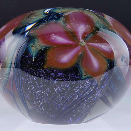 Large David Lotton Art Glass Paperweight - Estate Fresh Austin