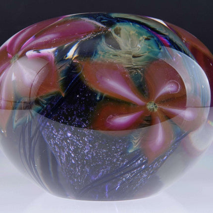 Large David Lotton Art Glass Paperweight - Estate Fresh Austin