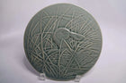 Large Edgecomb Potters Celadon Glazed Duck Trivet 8