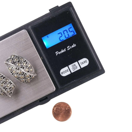 Large John Hardy 18k/Sterling Jalsimer Dot Clip-on earrings - Estate Fresh Austin