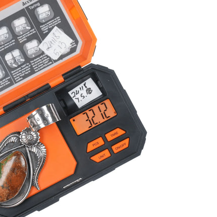 Large JR Native American silver and turquoise pendant - Estate Fresh Austin