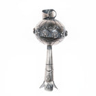 Large Navajo Silver Pomegranate pendant - Estate Fresh Austin