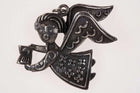 Large Retired James Avery Sterling 3D Choir angel Pendant - Estate Fresh Austin