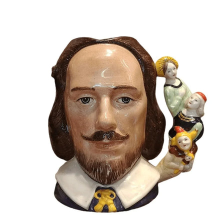 Large Royal Doulton William Shakespeare Toby Jug D6933 1992 218/2500 Limited Edi - Estate Fresh Austin