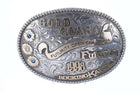 Large Sterling Horse Show Trophy belt Buckle Gold Coast Futurity 1998 - Estate Fresh Austin