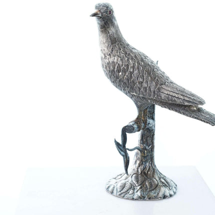 Large Sterling Jose Marmolejo Mexico City Bird Sculpture - Estate Fresh Austin