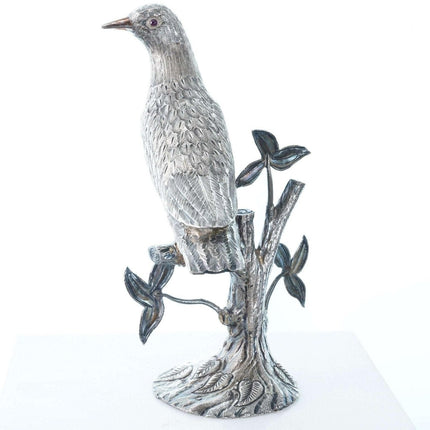 Large Sterling Jose Marmolejo Mexico City Bird Sculpture - Estate Fresh Austin