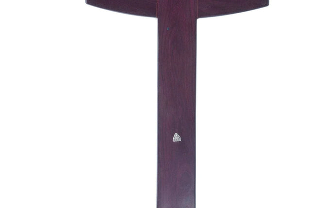 Large Taxco Modernist Sterling on Wood Crucifix - Estate Fresh Austin