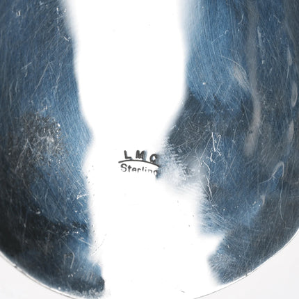 Larry Martinez Chavez Navajo Sterling and turquoise pendant - Estate Fresh Austin