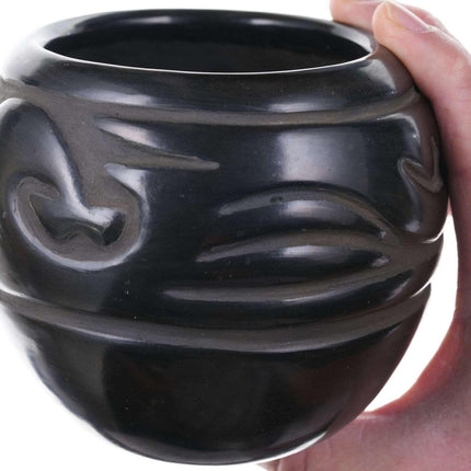 Legoria Tafoya (1911 - 1984) Santa Clara Blackware jar - Estate Fresh Austin