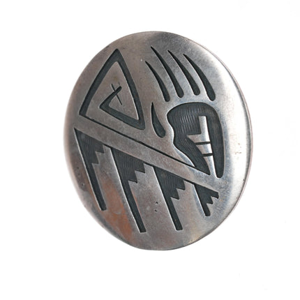 Leonard Shupla Hopi sterling pendant/pin - Estate Fresh Austin