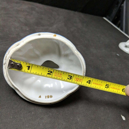 Lid for Figural Noritake Art Deco Powder Jar Woman Flapper Blue Lustre Butterfli - Estate Fresh Austin