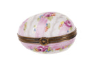 Limoges Hand Painted Egg Form trinket box - Estate Fresh Austin