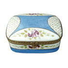 Limoges Jewelry Trinket Box Hand Painted Flowers - Estate Fresh Austin