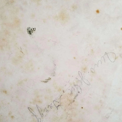 Limoges Porcelain Plaque Artist Signed and Dated 1920 11.75" woodland Scene T&V - Estate Fresh Austin