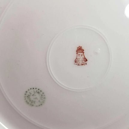 Limoges Portrait Cabinet Plate T.V. Heavily embossed gold 8.5" - Estate Fresh Austin