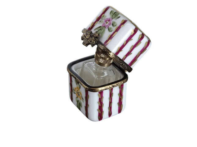 Limoges Trinket Box Perfume bottle Holder 1 - Estate Fresh Austin