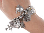 Loaded Vintage Southwestern Themed Sterling charm bracelet - Estate Fresh Austin