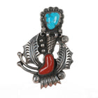 Lorenzo Tortalita, Kewa Pueblo - Santo Domingo Pueblo (1925-1998) Pendant/pin - Estate Fresh Austin