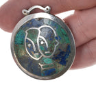 Los Castillo Mid Century Mosaic Sterling Gemini Pendant/pin - Estate Fresh Austin