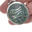 Los Castillo Mid Century Mosaic Sterling silver Pisces Pendant/pin - Estate Fresh Austin