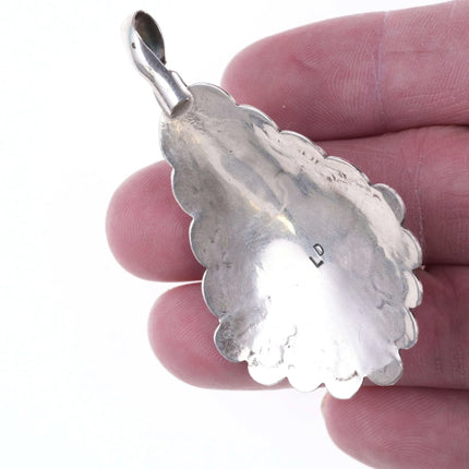 Lowell Draper Navajo sterling and turquoise pendant - Estate Fresh Austin