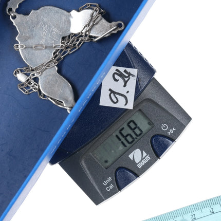 Lowsayatee Zuni sterling and turquoise necklace - Estate Fresh Austin