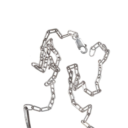 Lowsayatee Zuni sterling and turquoise necklace - Estate Fresh Austin