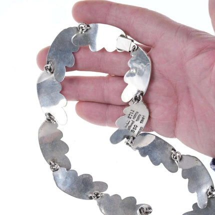 Luis Melesio Villarreal Retro Taxco 950 Silver necklace - Estate Fresh Austin