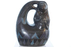Manuel Felguerez (Mexican, 1928-2020) Painted Black pottery mermaid - Estate Fresh Austin