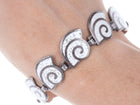 Margot De Taxco Sterling silver enamel bracelet - Estate Fresh Austin