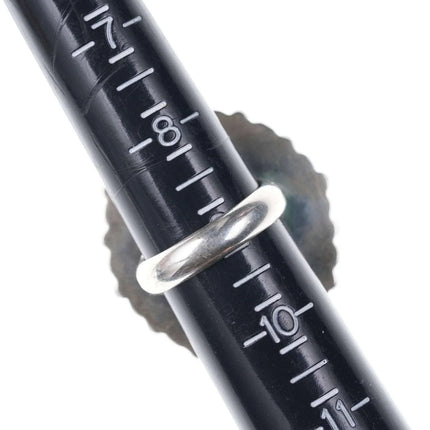 Marie Bahe Navajo Sterling/Turquoise cluster ring - Estate Fresh Austin