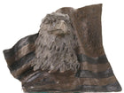 Mark Hopkins Bronze Eagle with flag sculpture 846/2500 - Estate Fresh Austin