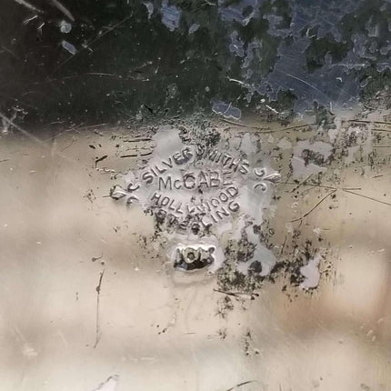 McCabe Belt Buckle Sterling & 10k Gold Cowboy with Lasso "Apple Valley Little Ne - Estate Fresh Austin