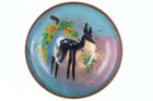 MCM Enamel on copper hand painted bowl - Estate Fresh Austin